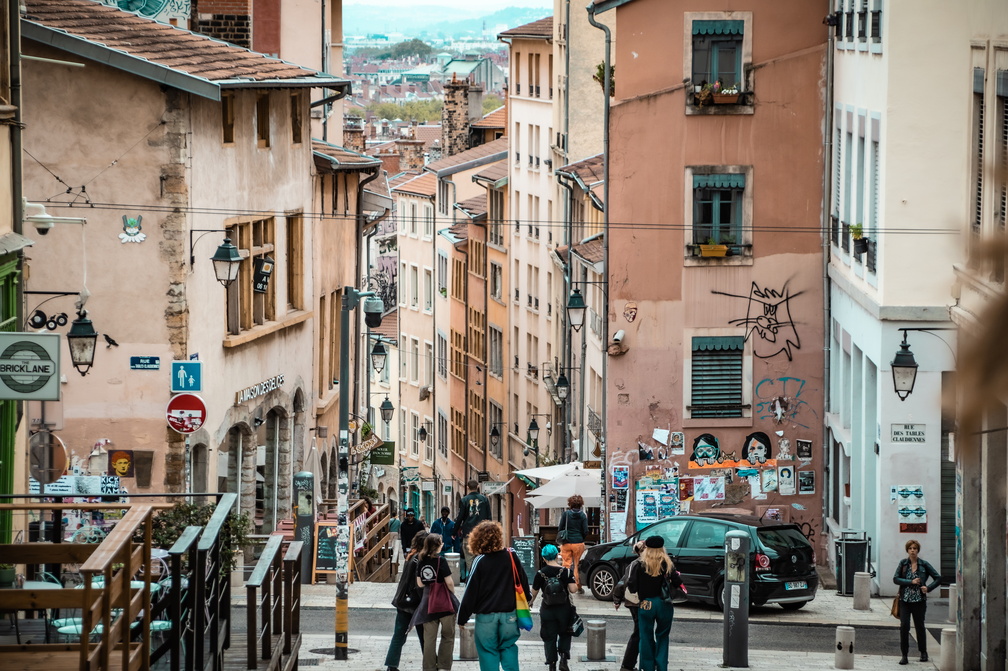 Montée de la Grande-Côte の街並み